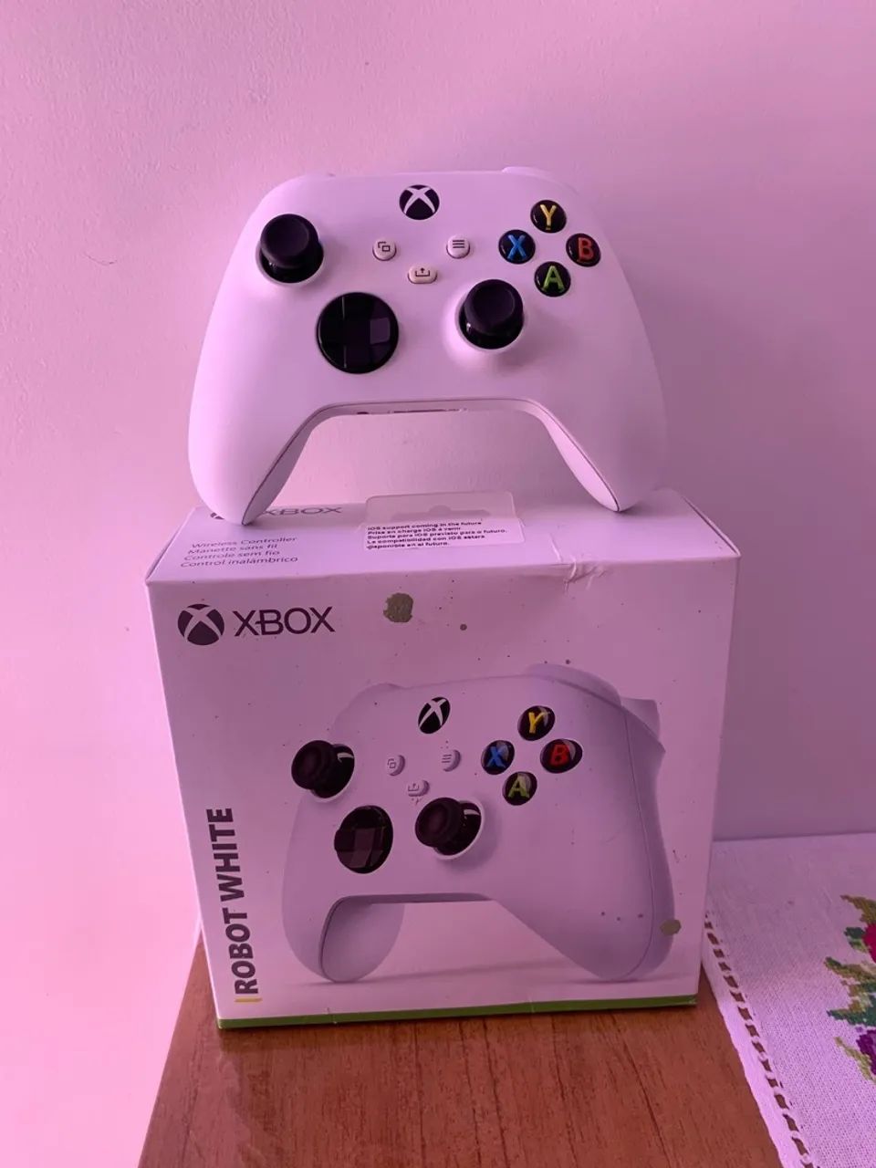 Controle Xbox Series S - Robot White - Novo - Foto 2