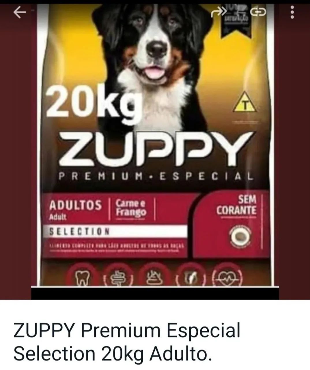 Ração ZUPPY Premium Especial Selection 20kg Adulto