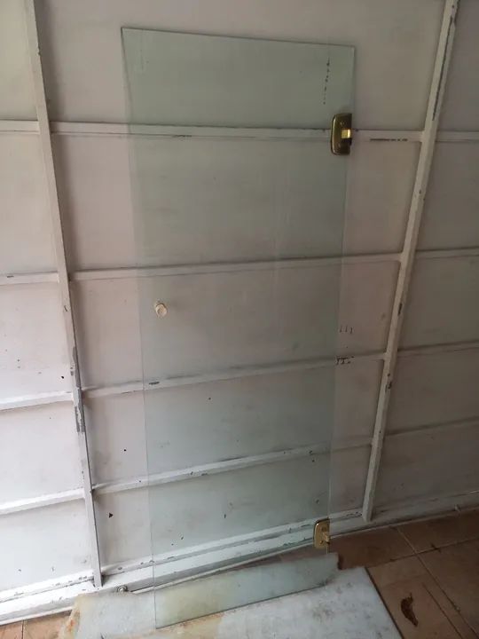 Porta de Vidro Temperado 1,60m X 0,55m - Semi-nova - Foto 2