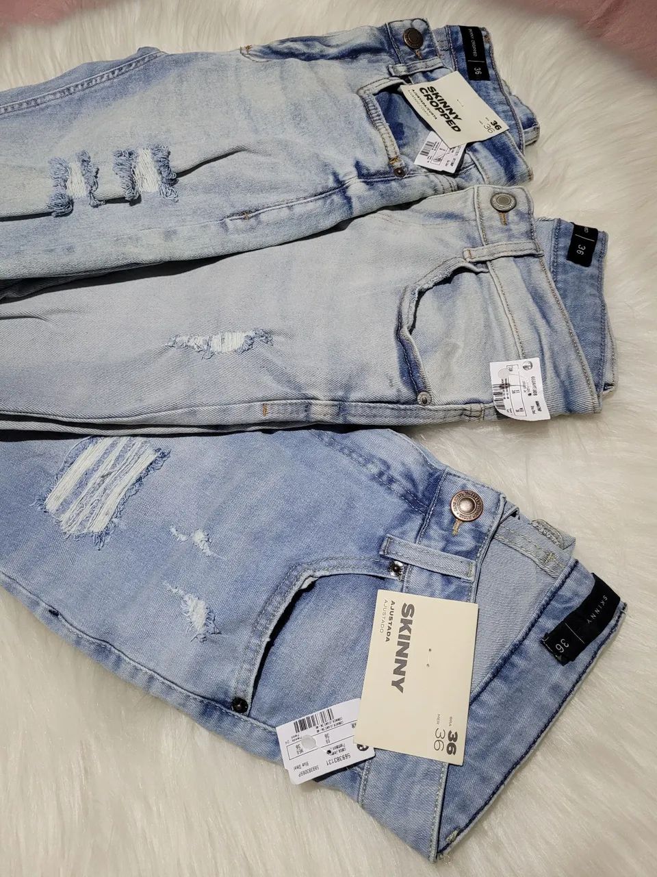 Calças jeans masculina n36  - Foto 3