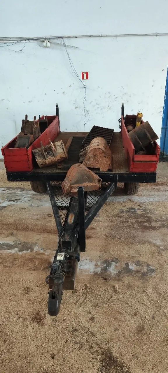 Carreta para Mini Escavadeira Pequeno Porte - Foto 2