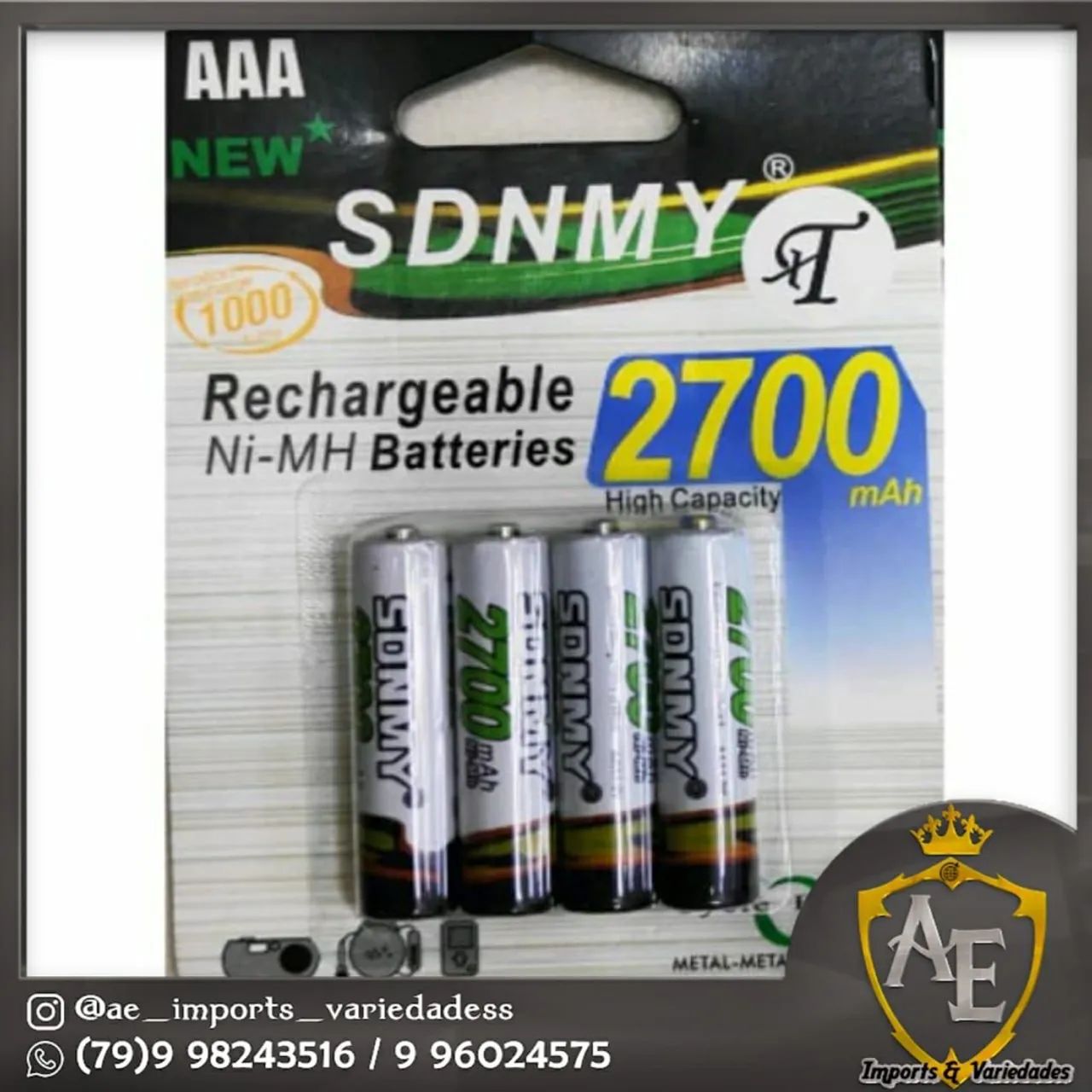 Pilhas recarregáveis  - Foto 2