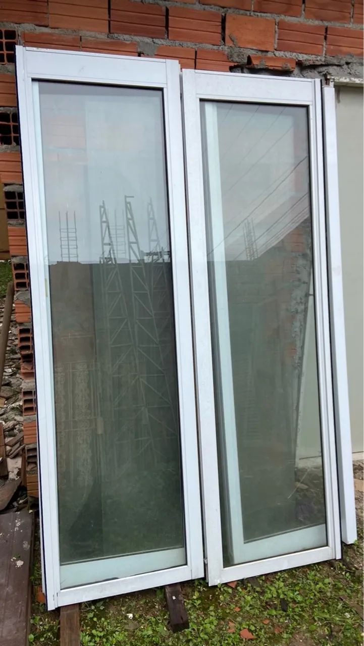 Porta balcão em alumínio branco  - Foto 4