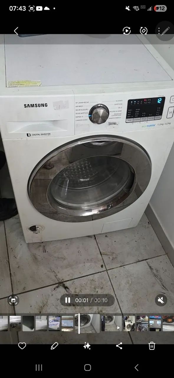 Lava e seca samsung NOVA