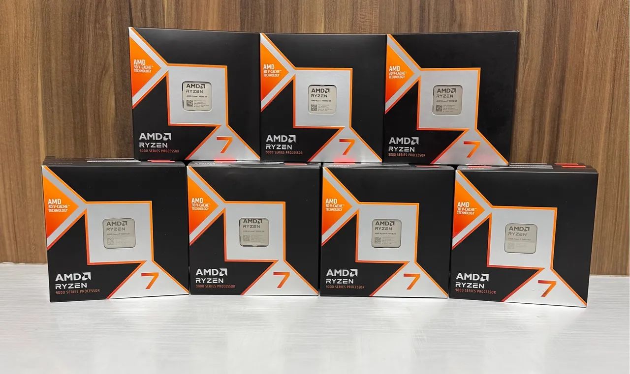 Processador AMD Ryzen 7 9800X3D, 4.7GHz (5.2GHz Turbo), 8-Cores 16-Threads, AM5