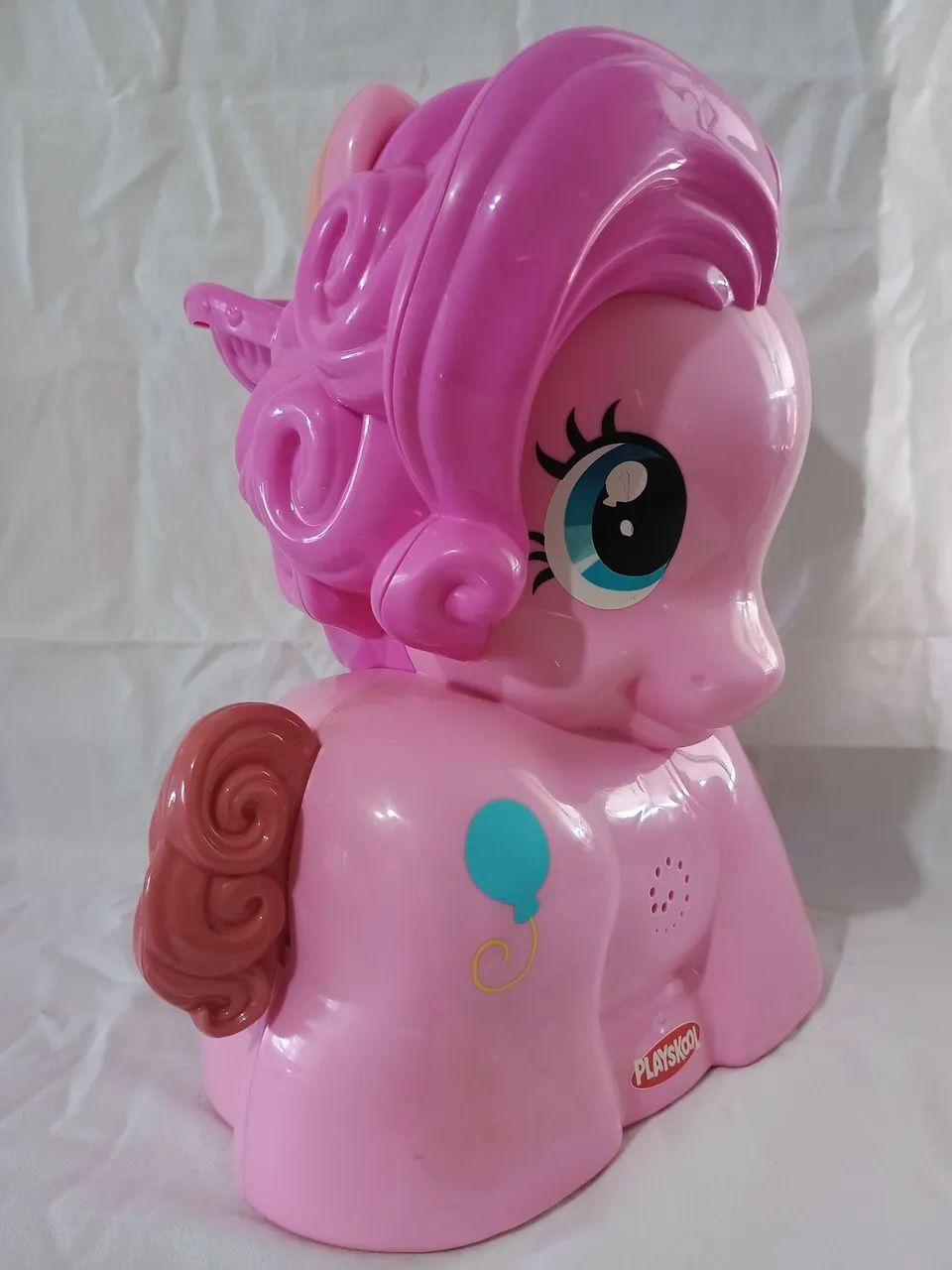 My litle poney pinkie pie grande 30 cm -  musical com bolinhas voadoras - funcionando  - Foto 3