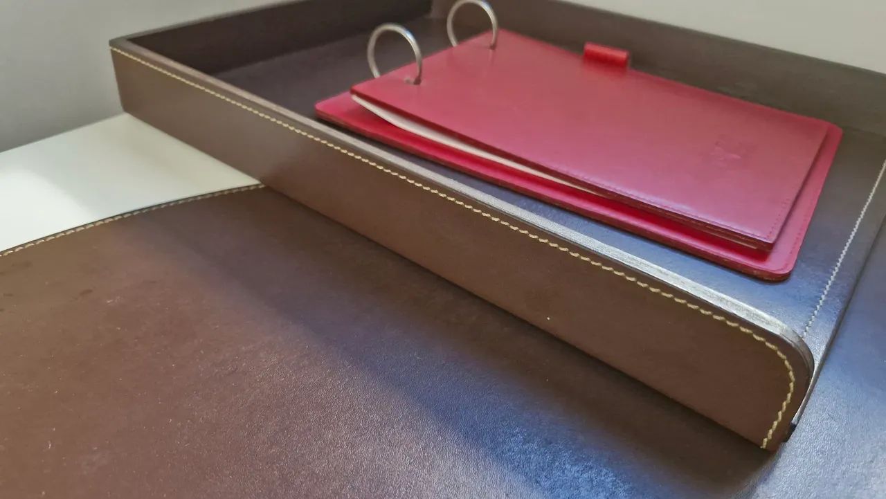 Conjunto de Escritório Couro tokstock - Foto 2