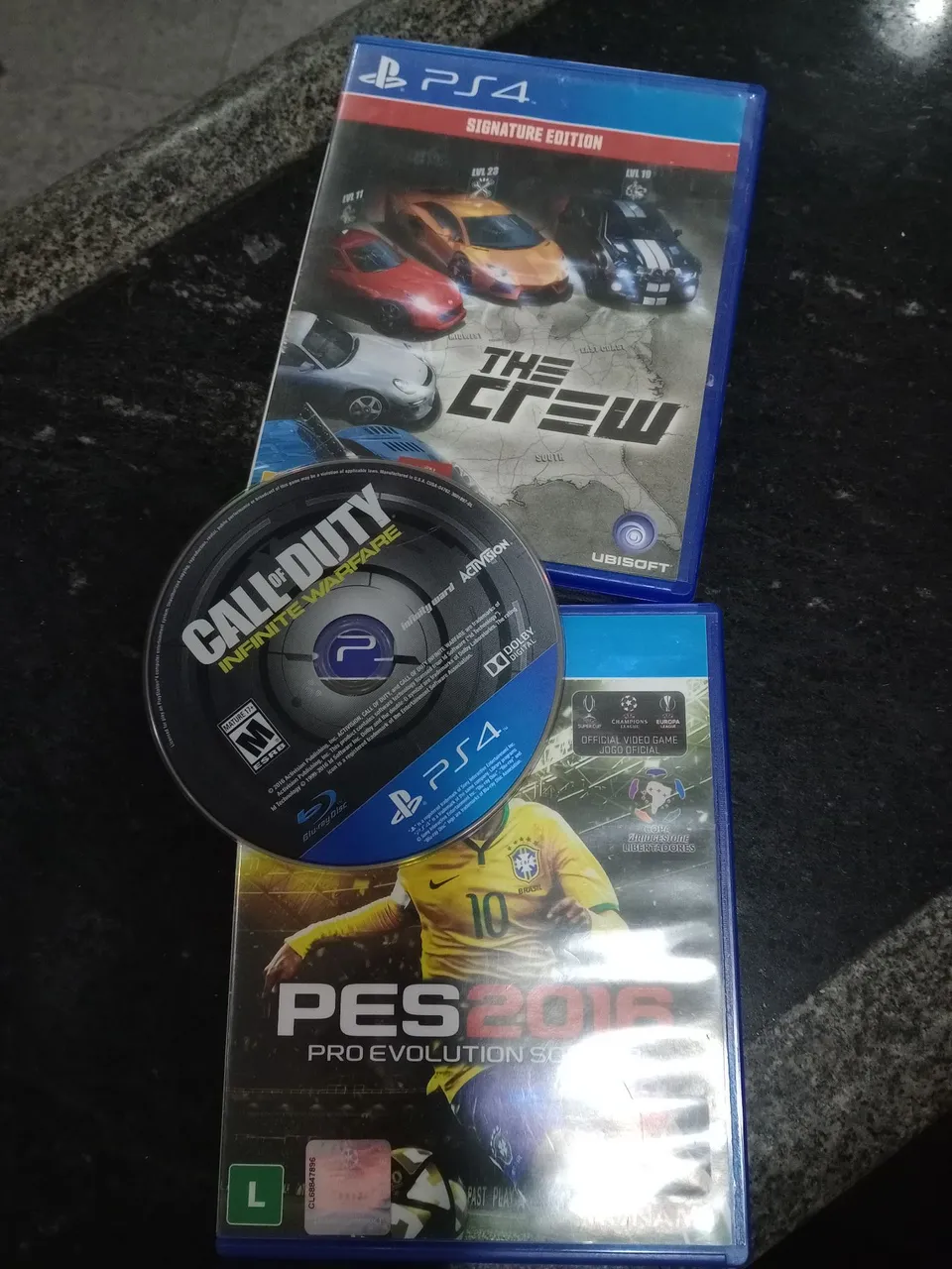 Jogos PS4: The Crew, Call of Duty e PES 2016