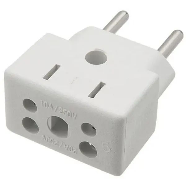 Adaptador tomada 10a/20a uso geral 