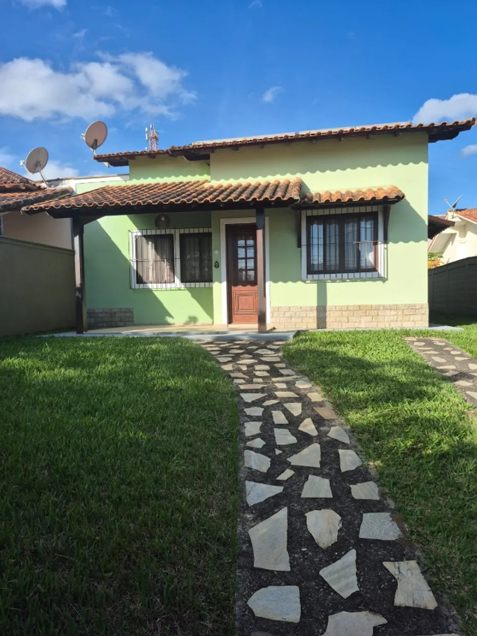 A casa dos sonhos mobiliada