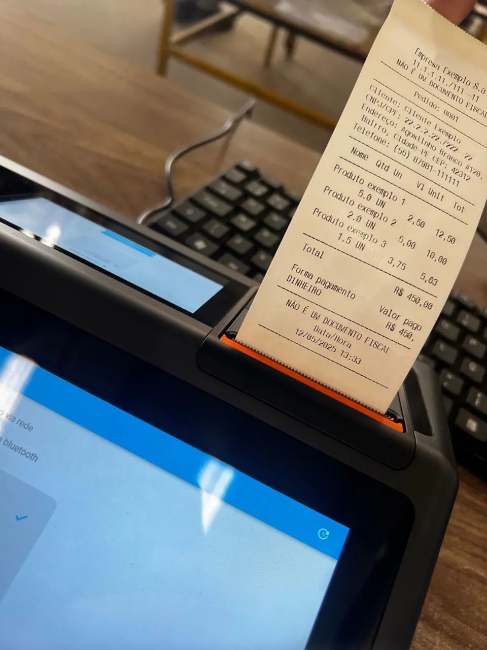 Terminal Android com impressora integrada  - Foto 3