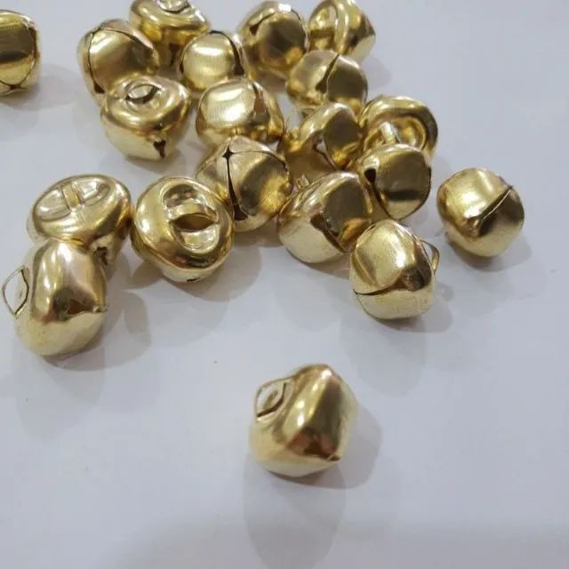 1000 Guizos dourados 12mm - Foto 2