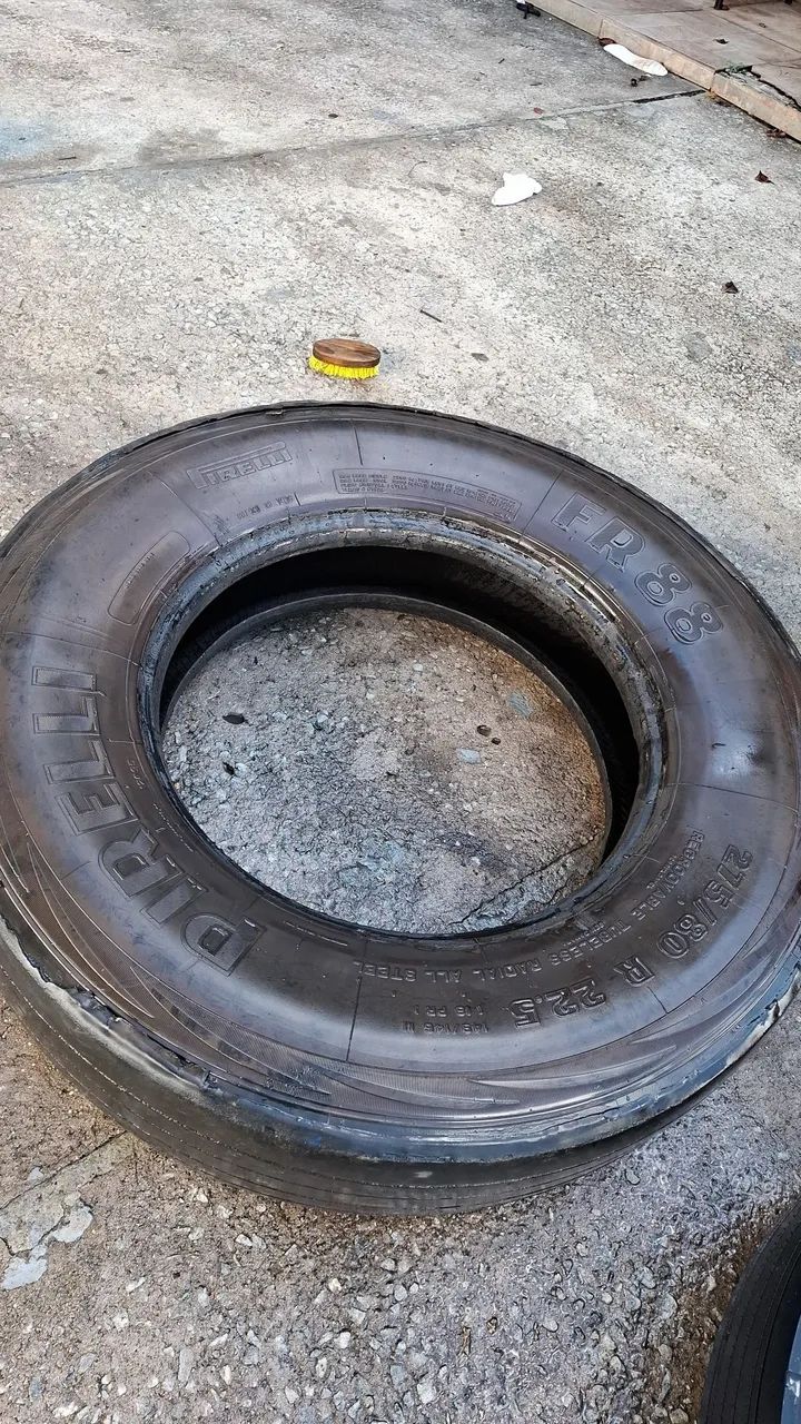 4 Rodas de caminhão aro 22.5 - Usadas - Foto 4