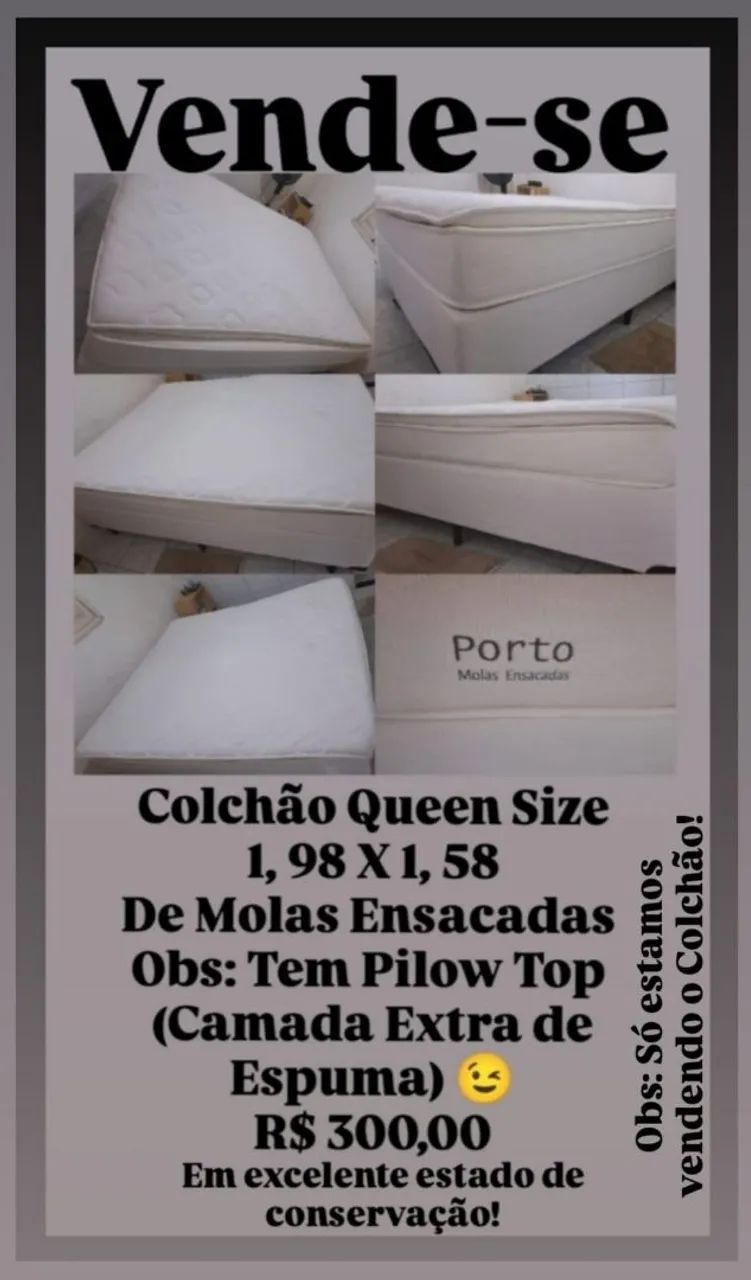 Colchão Queen Size Porto Reconflex