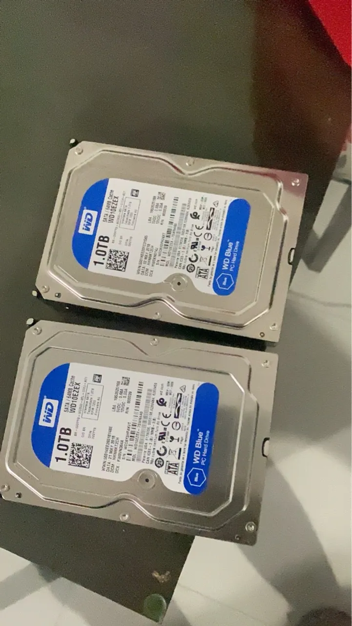 HD WD Blue 1TB - PC - 2 unidades