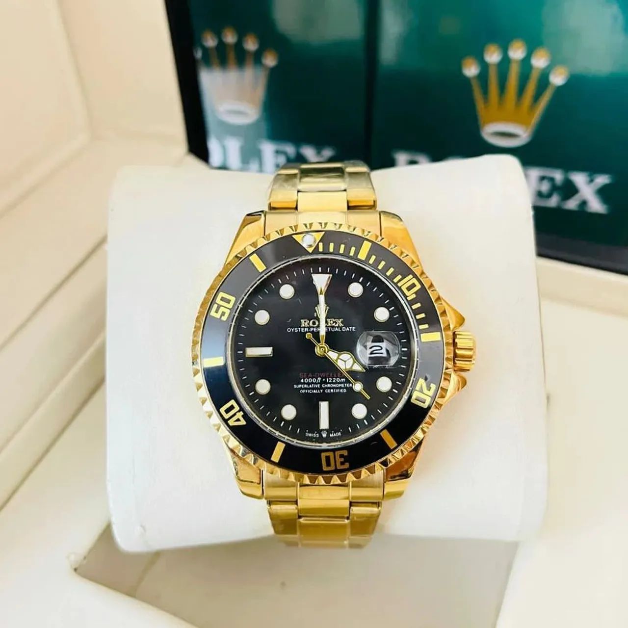 Rolex...topp..Submariner..Dourado...Azul - Foto 2