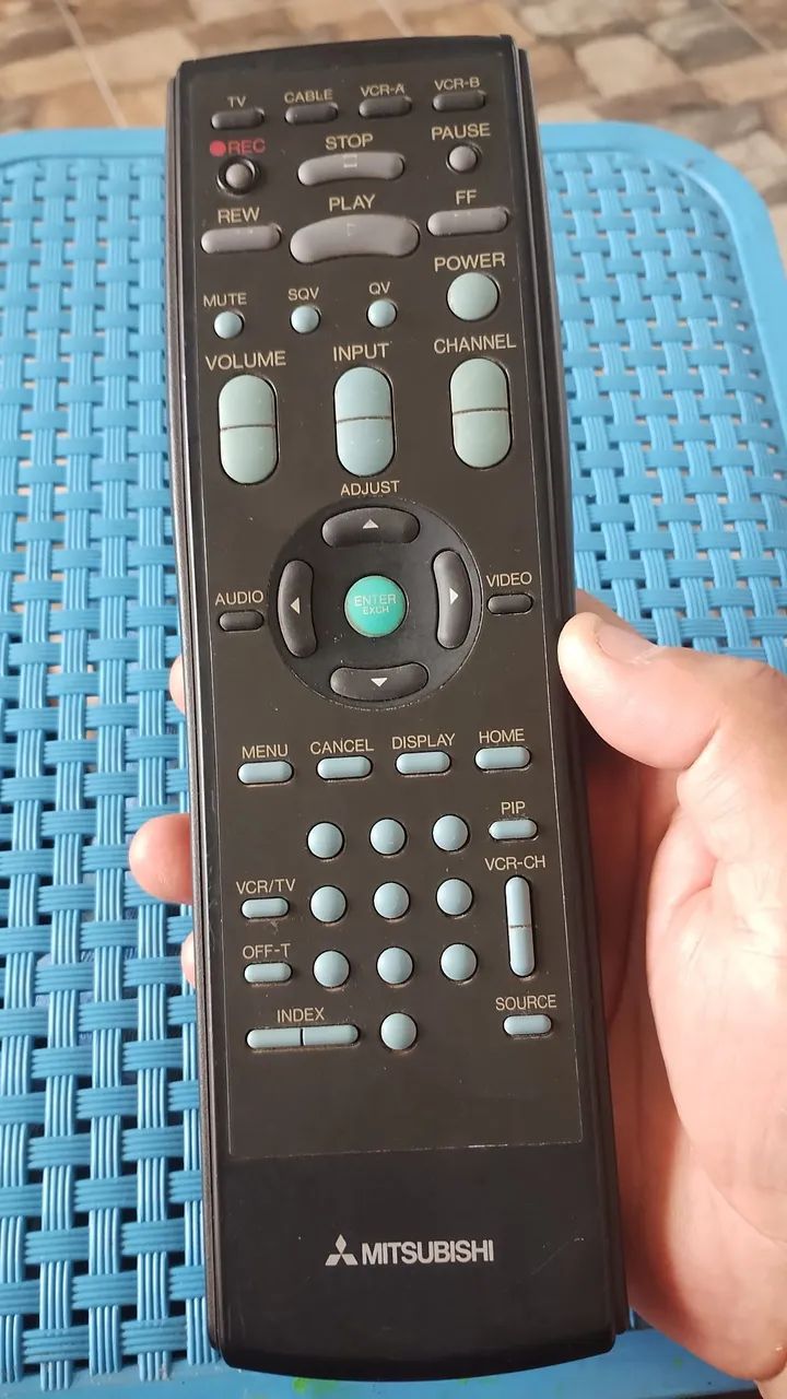 Controle para vídeo cassete 