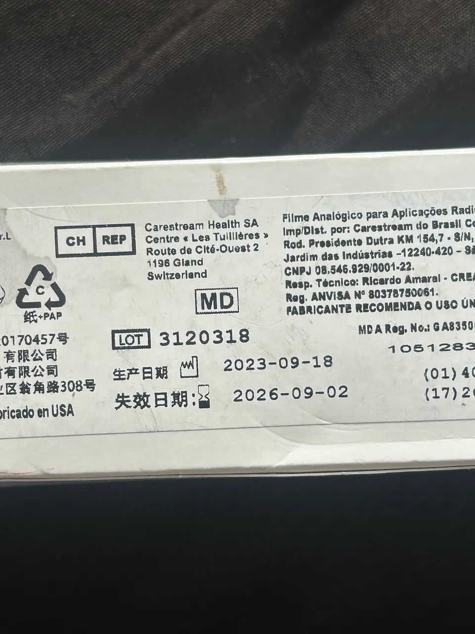 Caixa de filme E-Speed periapical  - Foto 3