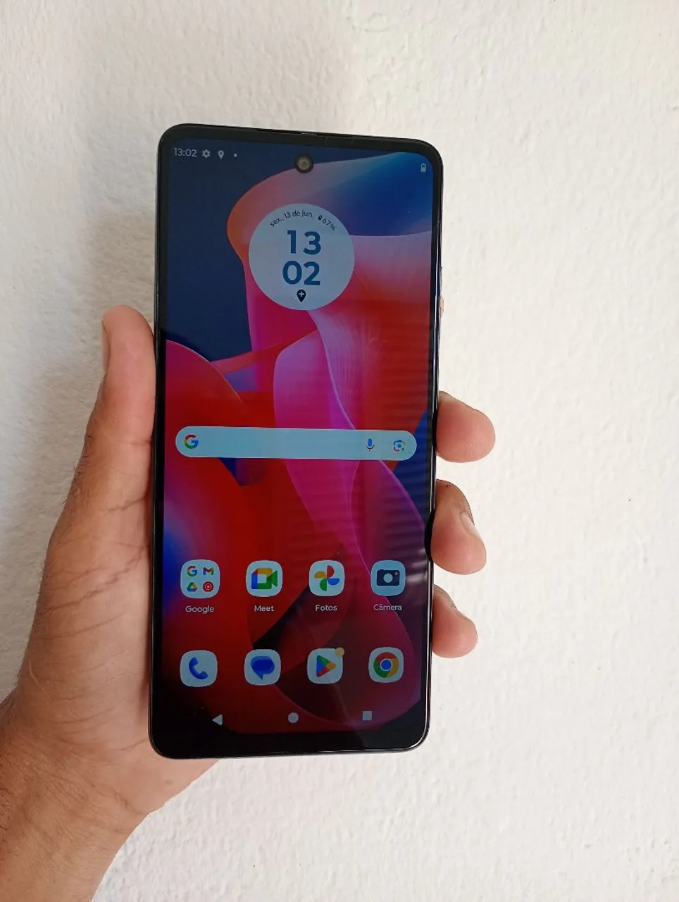 Moto G24S novo em perfeito está capinha e película