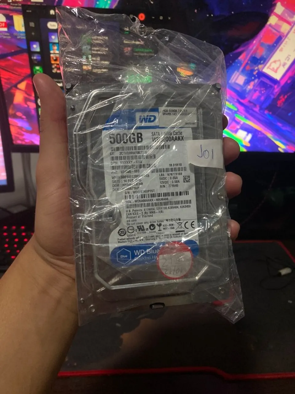 HD 500gb WDBLUE