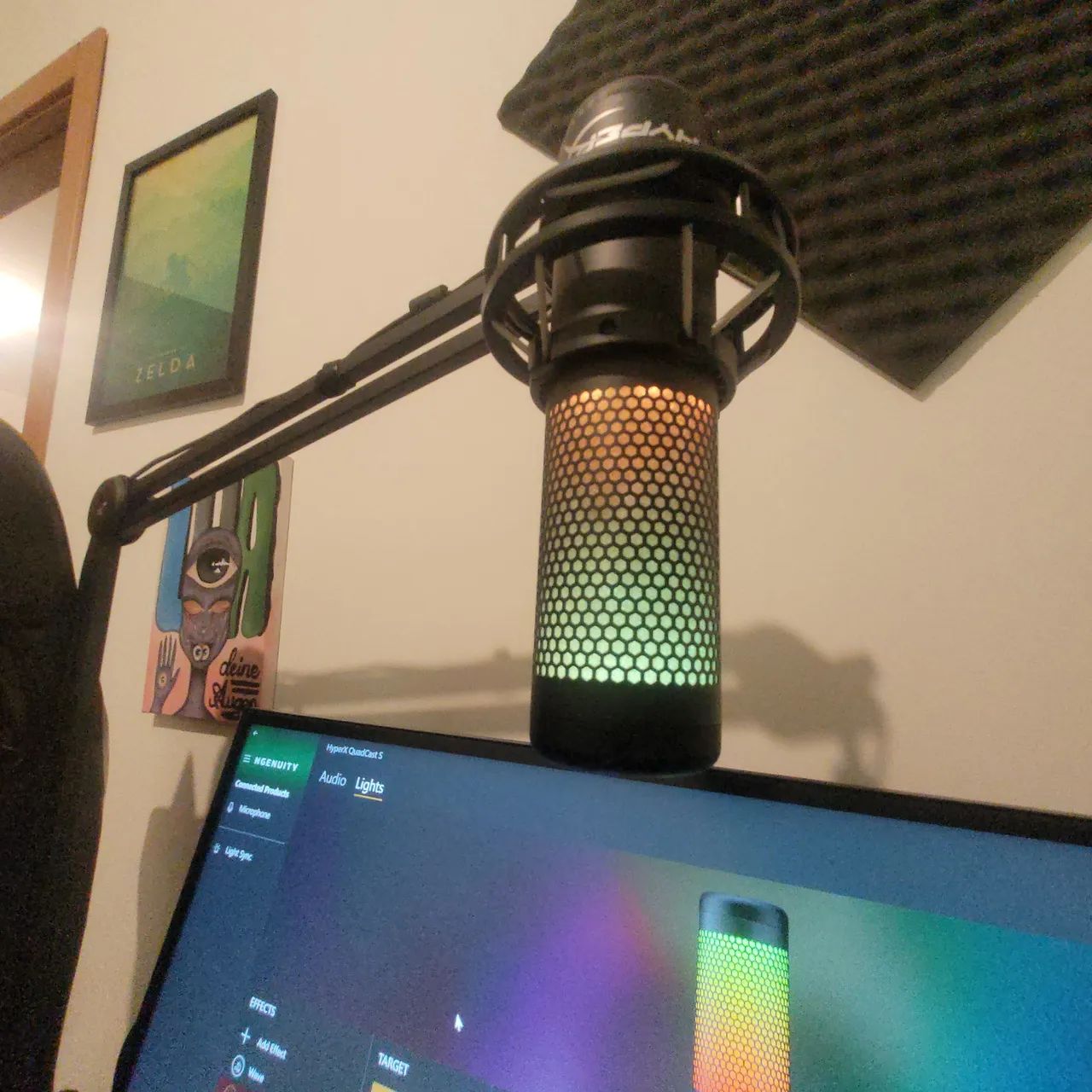 Microfone Hyperx Quadcast S C/ Suporte - Foto 3