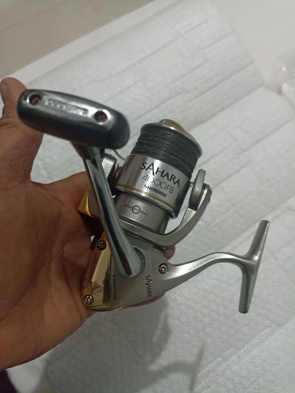 Molinete Shimano Sahara 4000FB - Foto 5