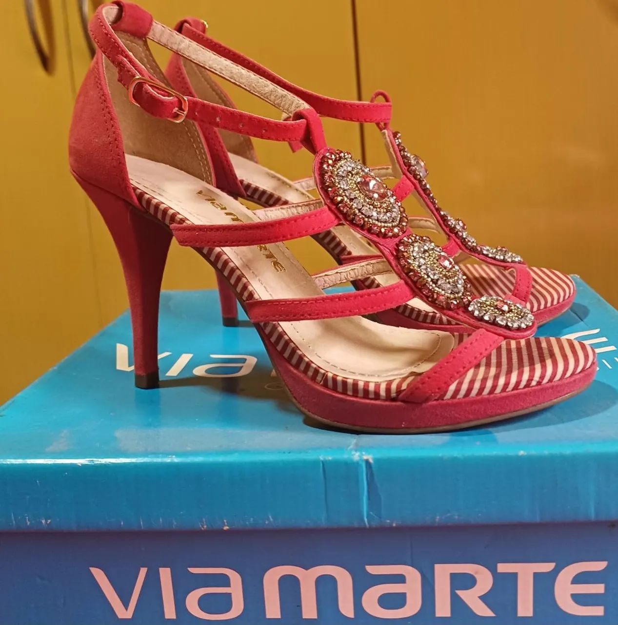 Sandália alta Via Marte  - Foto 2