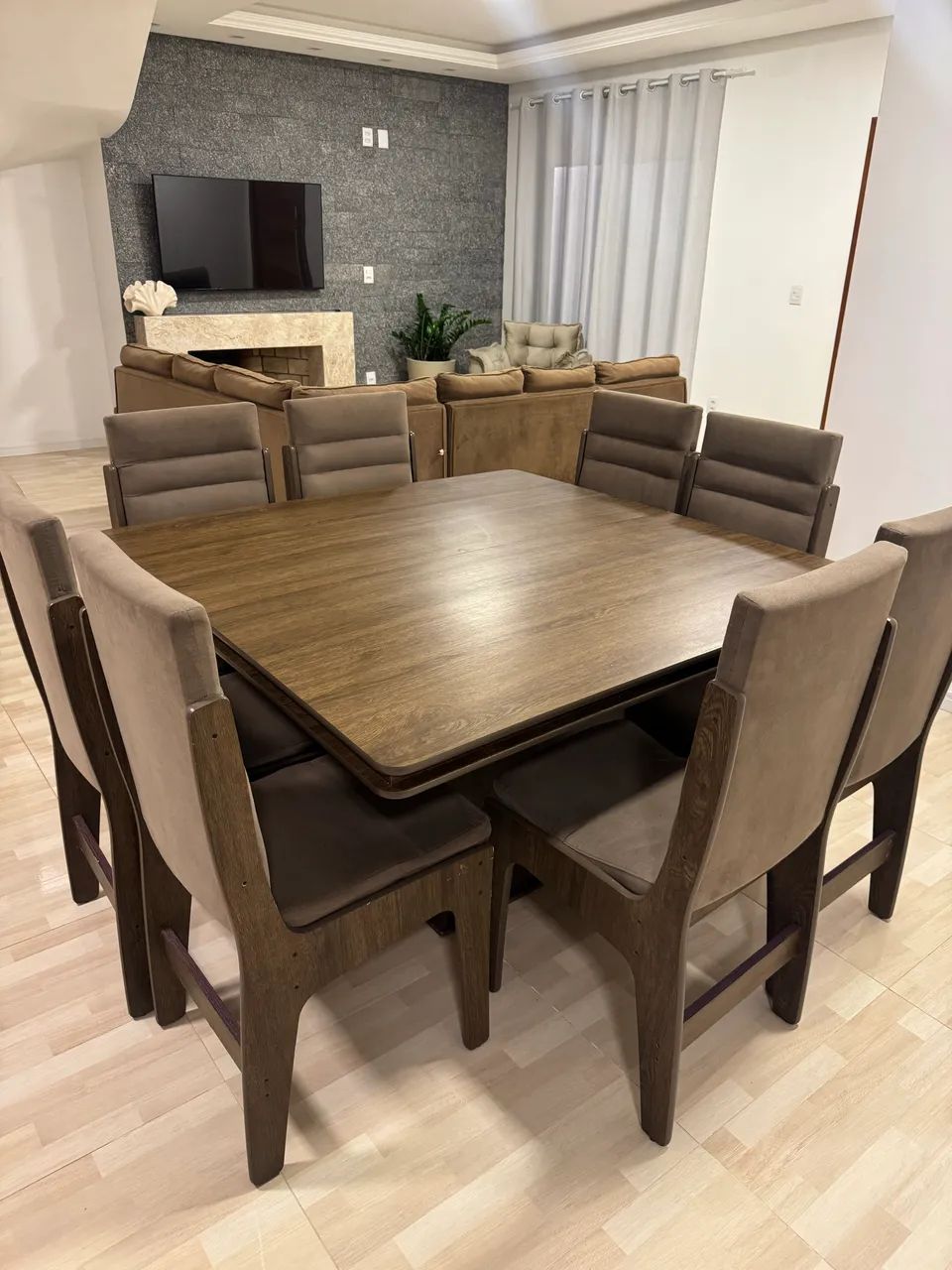 Mesa jantar com 8 cadeiras 64254660152577120
