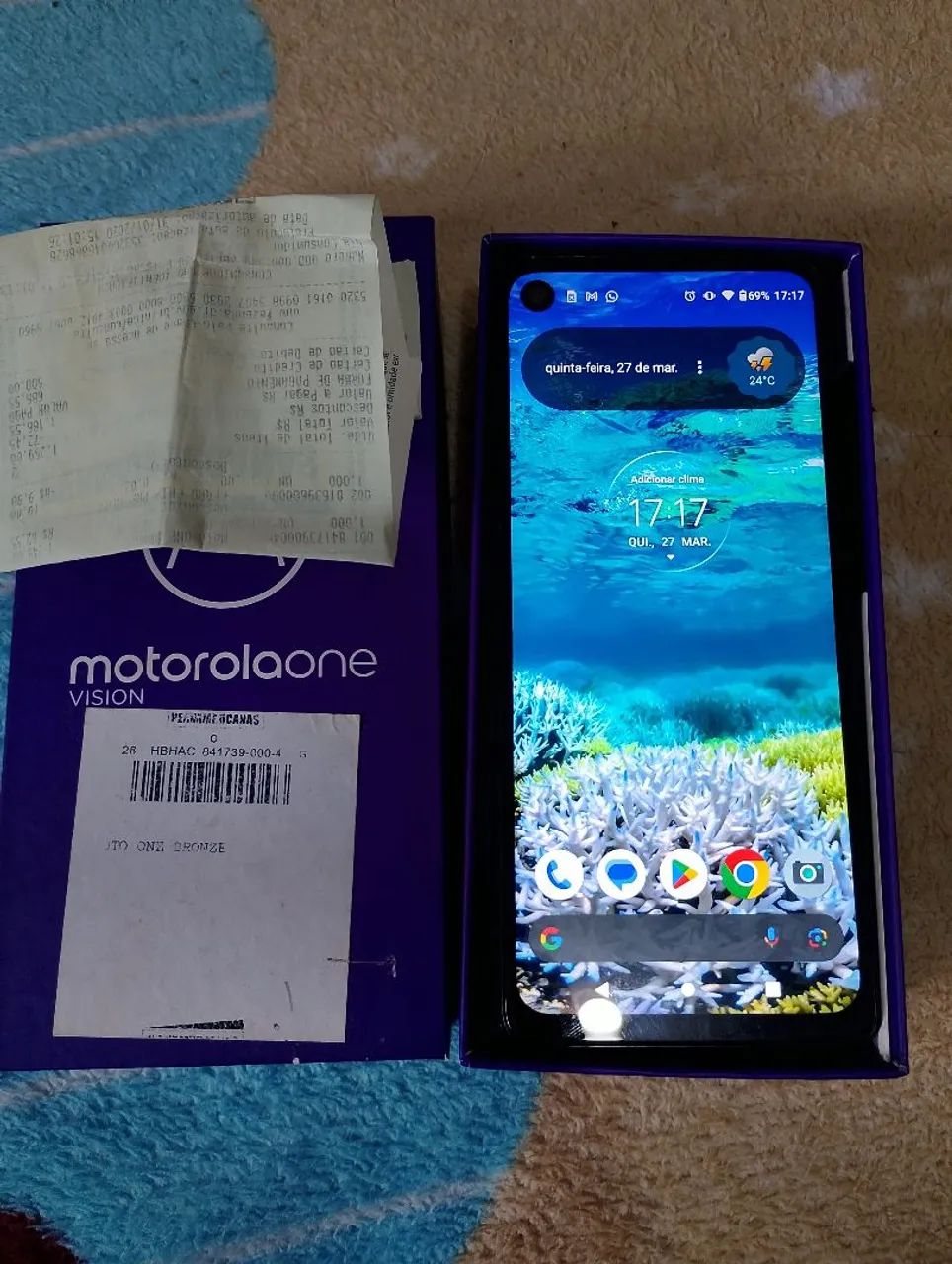 Motorola one vision 128gb