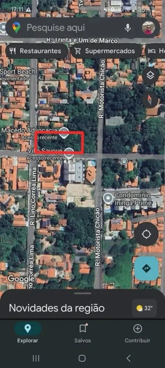 Terreno no Planalto Ininga medindo 80X40 de esquina bem localizado com registro de imóvel