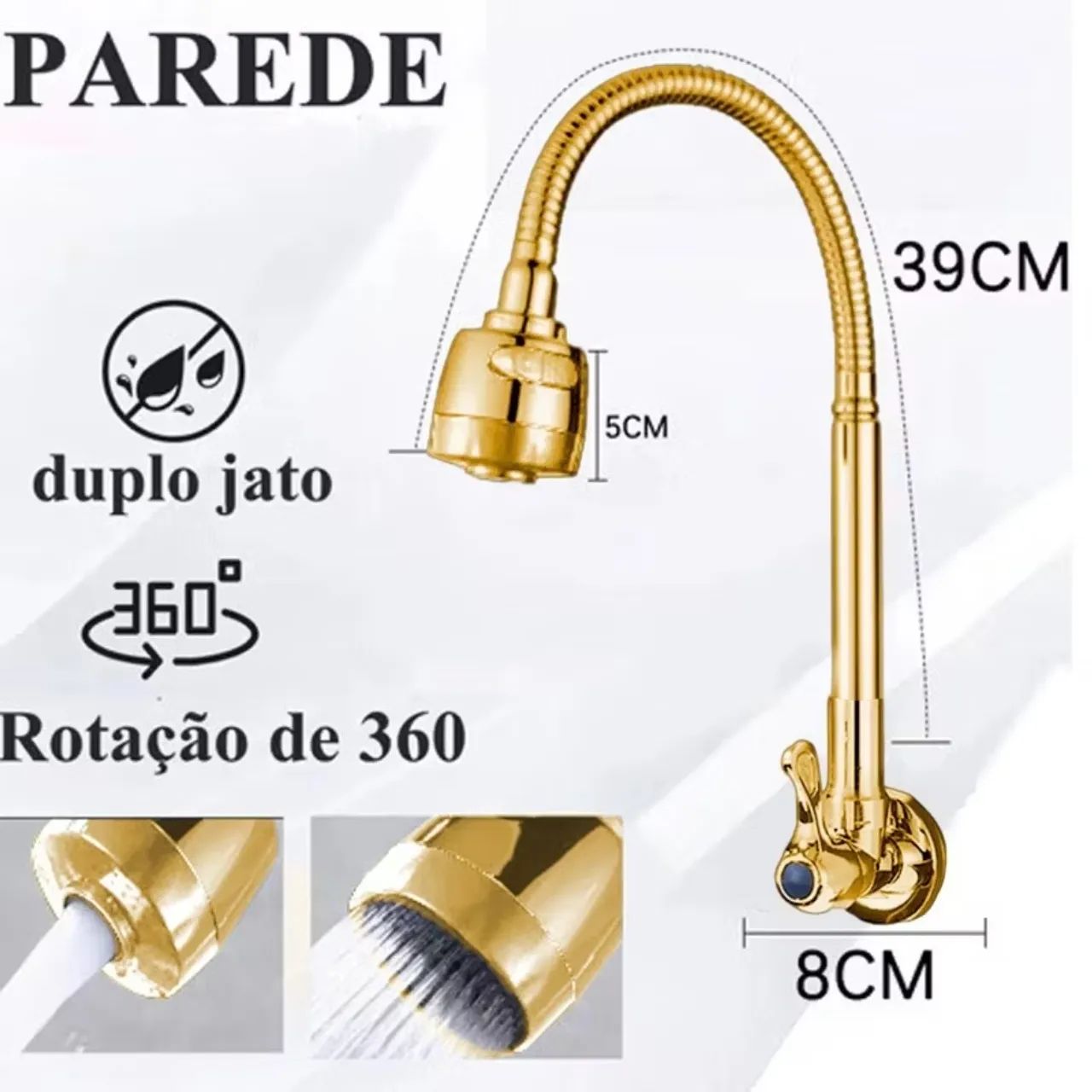 Torneira Dourada Nova