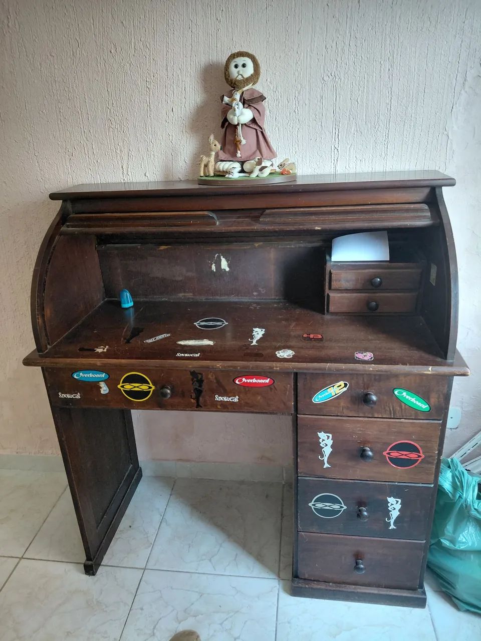 Escrivaninha em madeira  - Foto 4