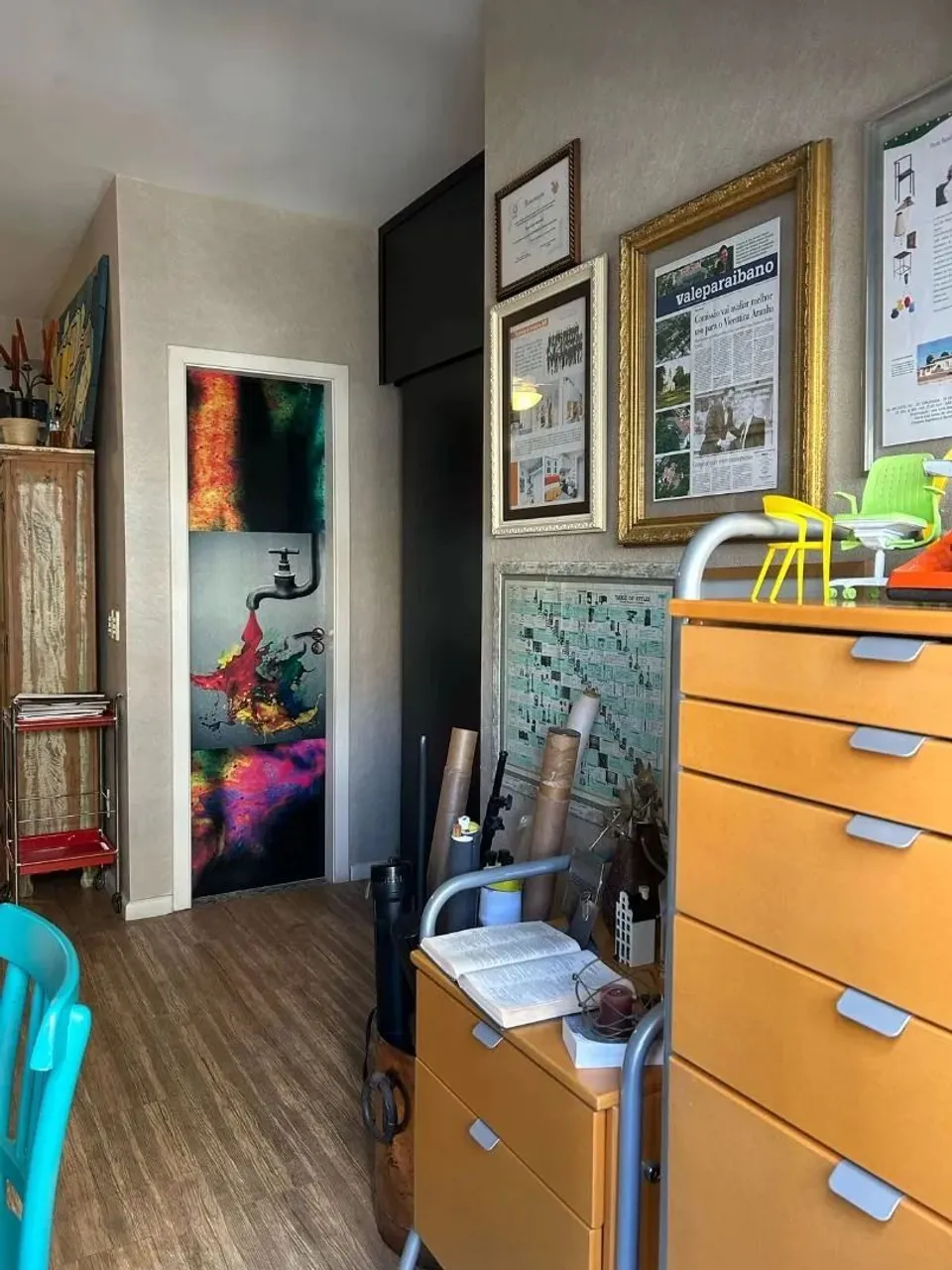 Studio com 1 dormitório para alugar, 52 m² por R$ 3.200/mês - Jardim Aquarius - São José d