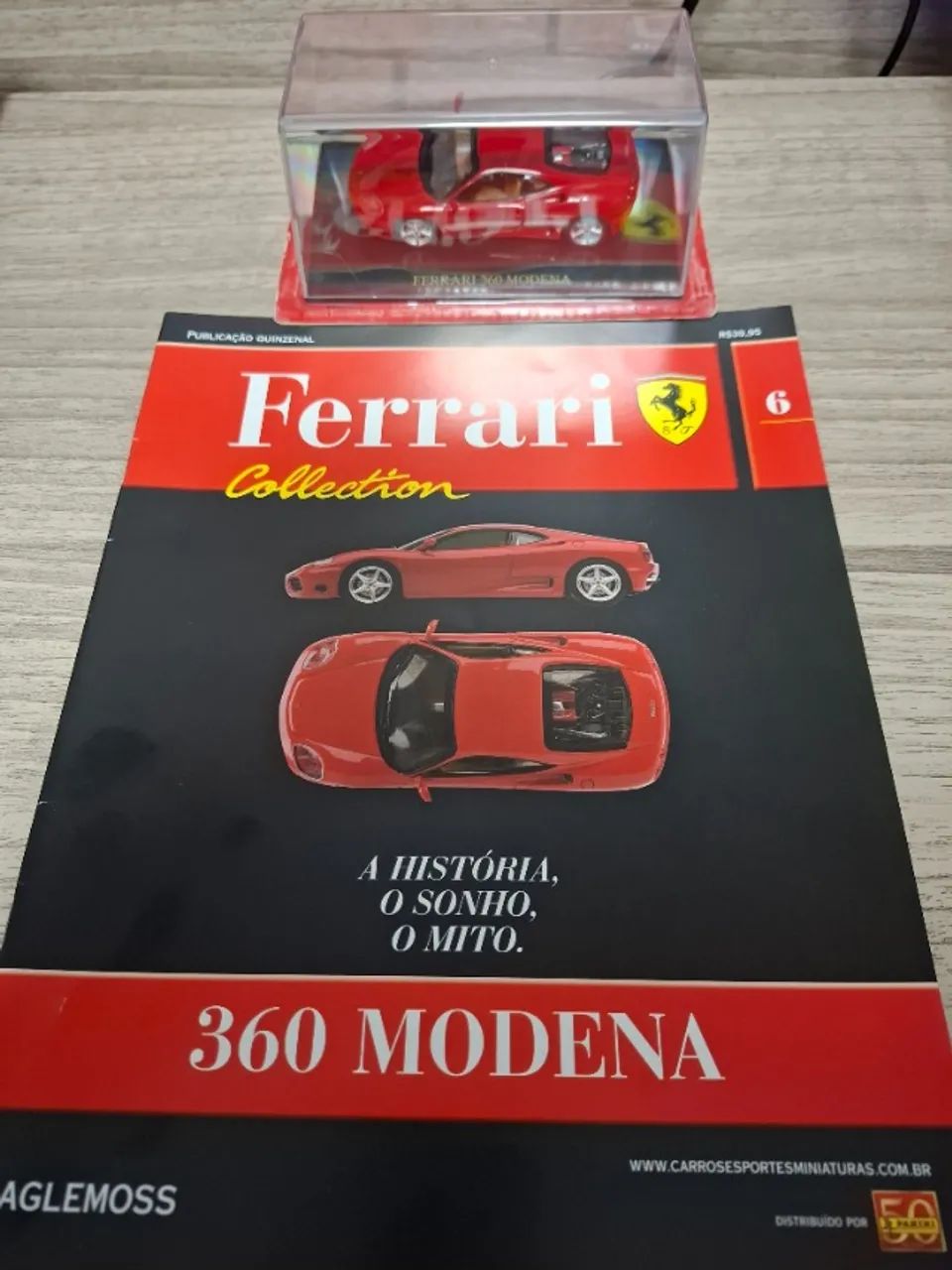 Miniatura Ferrari 360 Modena Escala 1/43 - Ferrari Collection - Foto 2