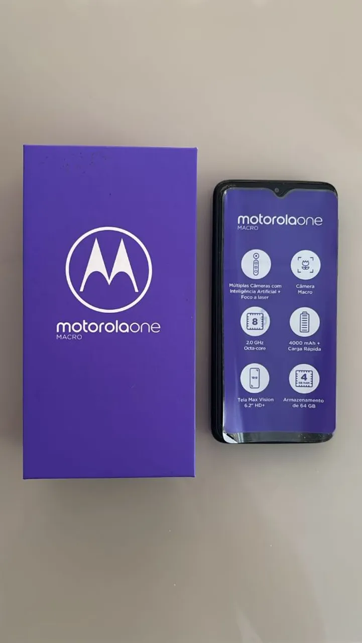 Motorola One Macro Extremamente conservado