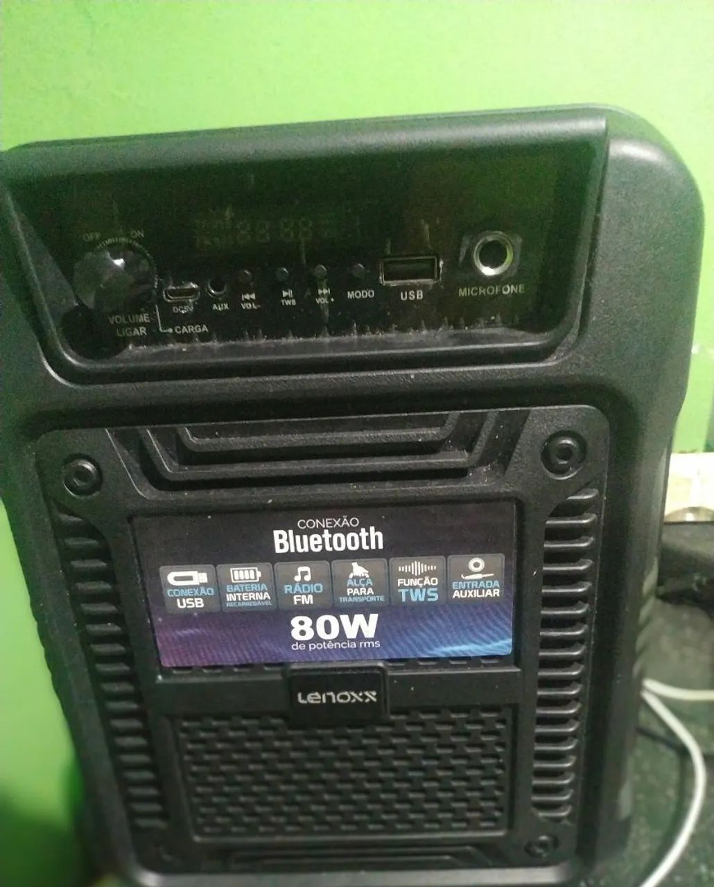 Caixa de Som Lenoxx Bluetooth 80W - Foto 2
