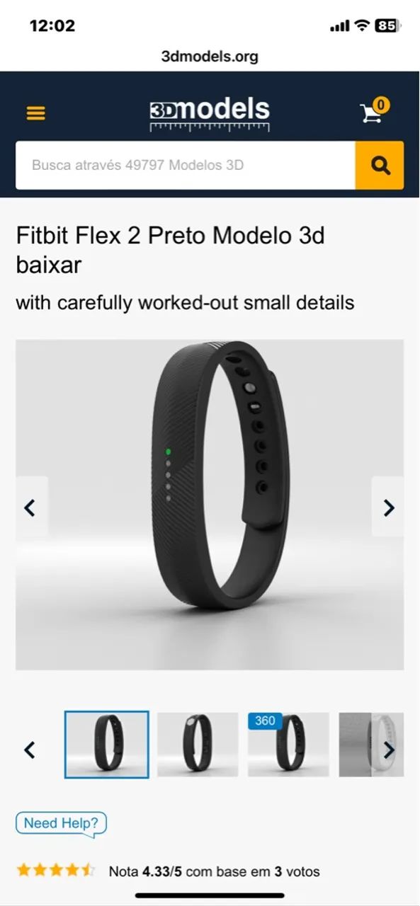 Pulseira para Smartwatch - Fit bit  - Foto 2