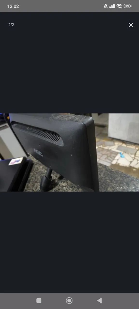 VENDO 2 MONITORES COM DEFEITO  - Foto 2