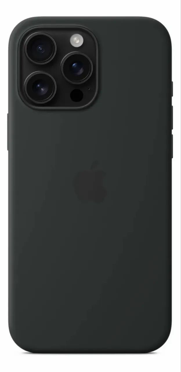 Capa Case de Silicone iPhone 16 Pro Max black original Apple - Foto 3