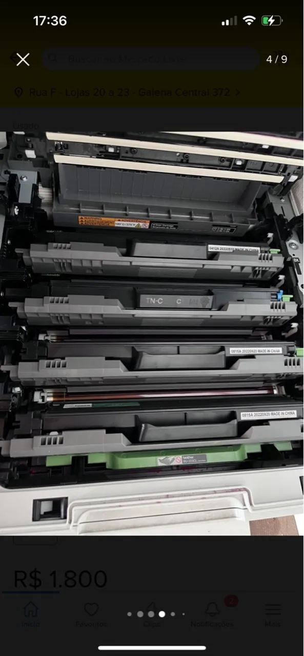 Vendo Impressora Laser Brother Hl-l3210cw Colorida