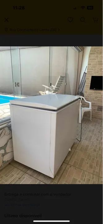 Freezer 510litros duas portas acima