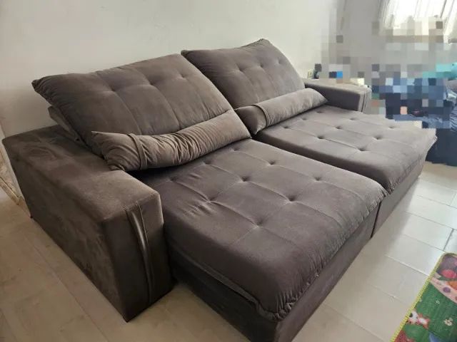 Sofa Retratil reclinavel! Impecavel64842100799362122