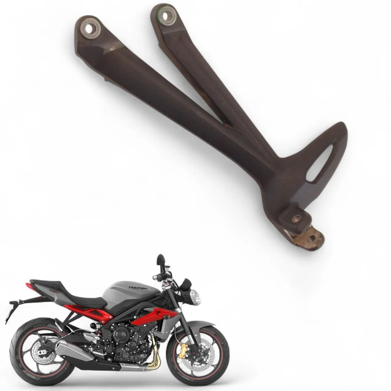 Bacalhau Traseiro Esquerdo Triumph Street Triple 675 13 A 16
