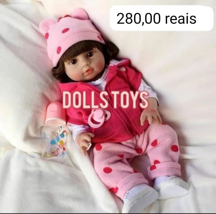 Boneca bebê reborn em silicone realista 