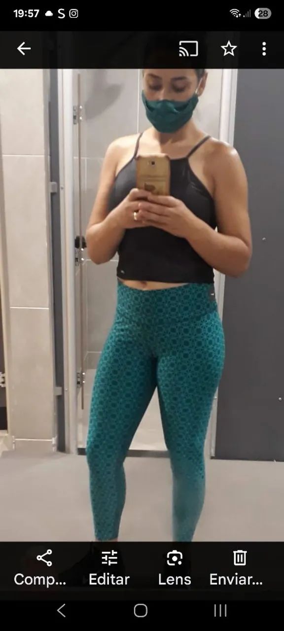 Calça Legging Nike Brasil CBF - Foto 3
