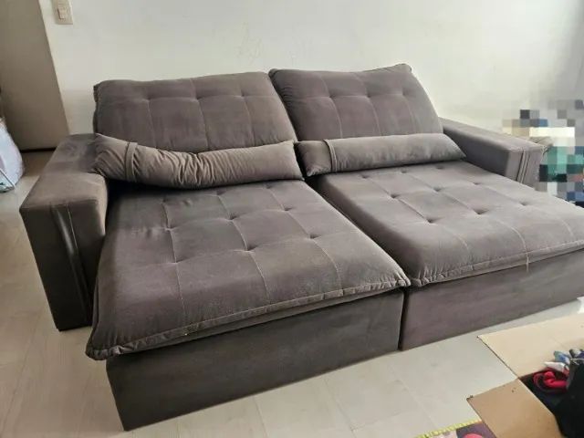 Sofa Retratil reclinavel! Impecavel64842100799362120