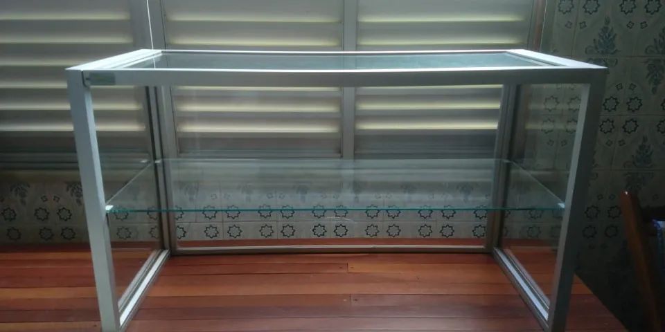 Caixa Comercial de Vidro c/ prateleira de vidro vitrine - Mais proteção para seu caixa - Foto 4