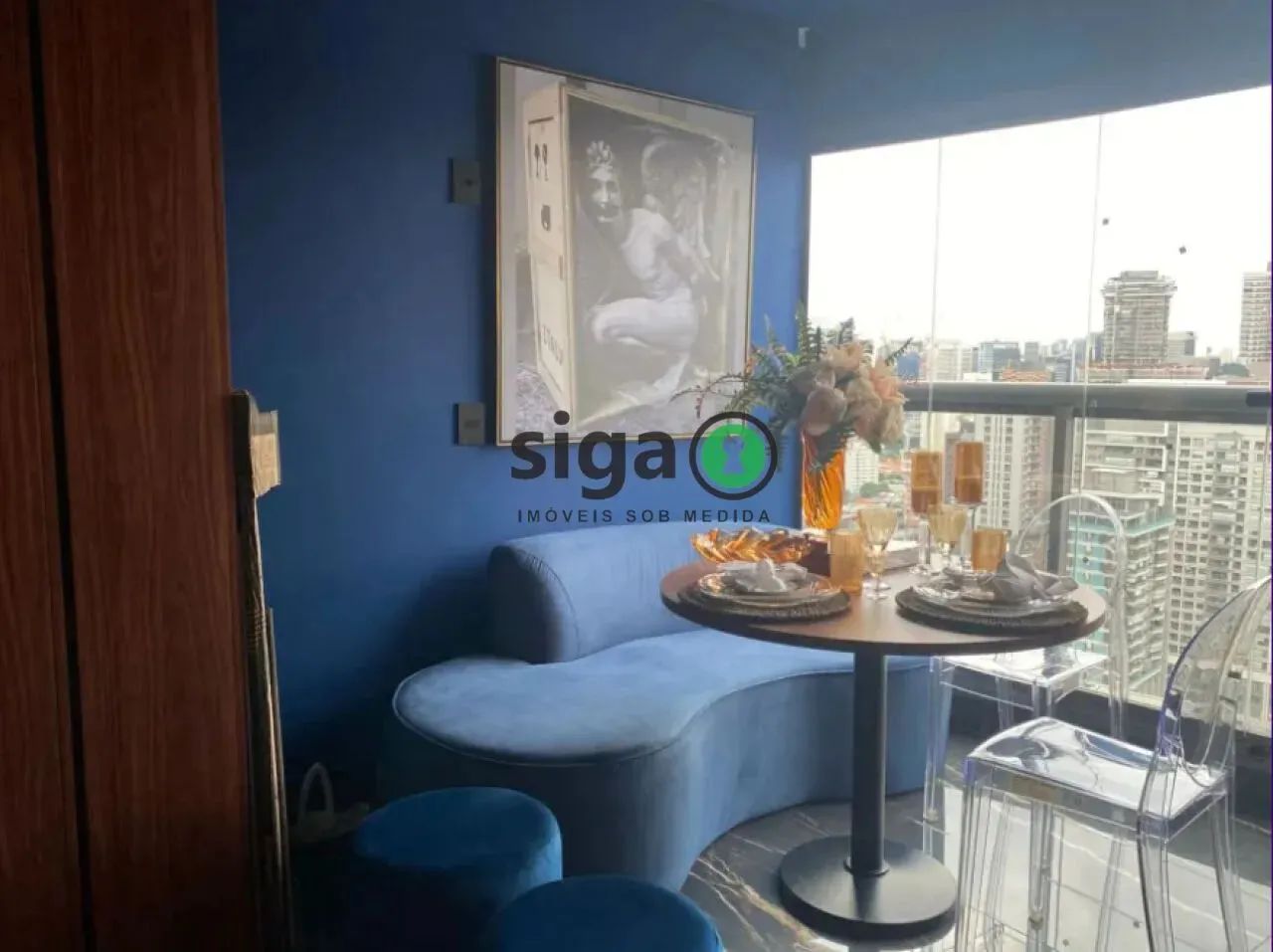 Studio mobiliado e completo no Air Brooklin - a 150m do Metrô, disponível para Locação!!!