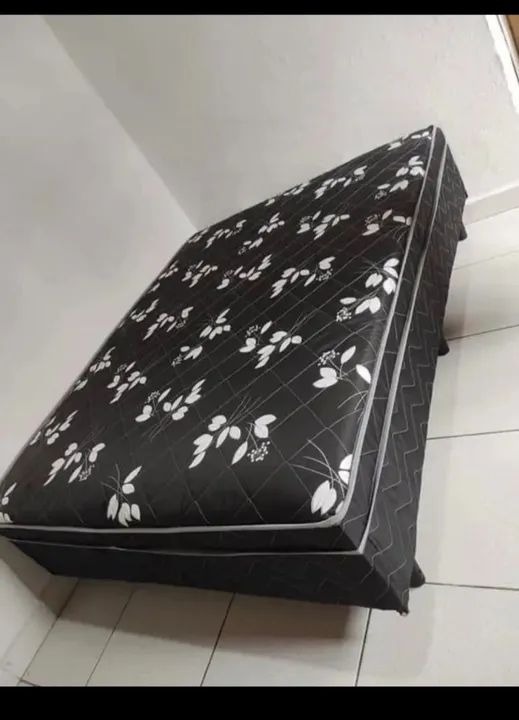 Cama Box Casal com COLCHÃO FRETE GRÁTIS  - Foto 2