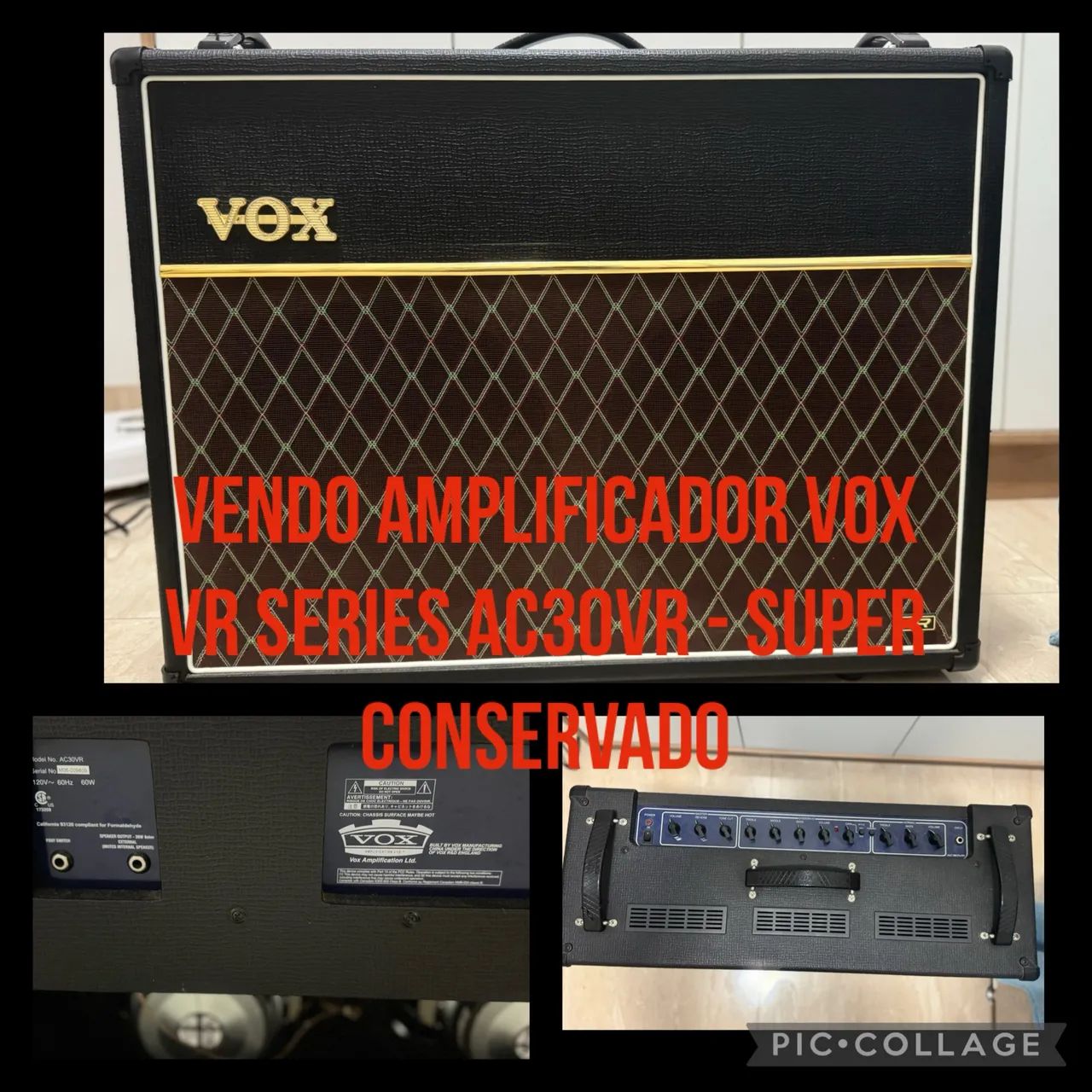 Vendo caixa amplificado VOX 